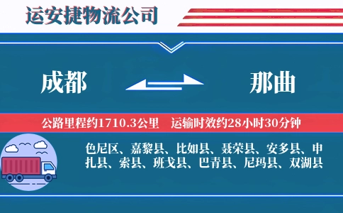成都到那曲物流公司