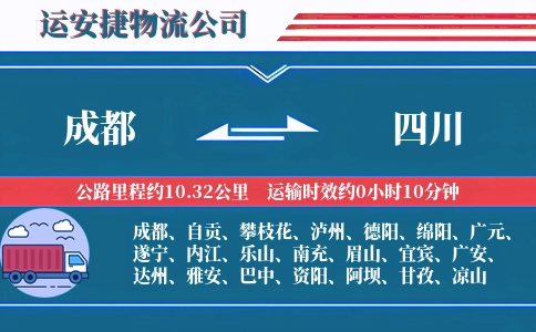 成都到四川物流公司