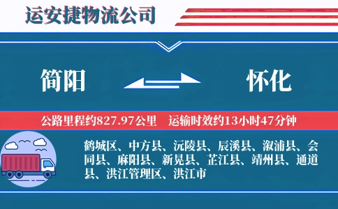 简阳到怀化物流公司