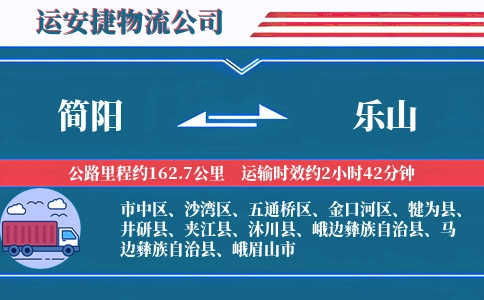简阳到乐山物流公司