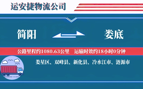 简阳到娄底物流公司