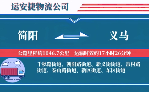 简阳到义马物流公司