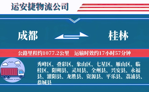 成都到桂林专线