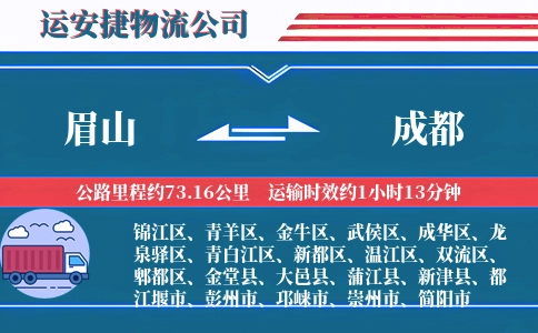 眉山到成都物流公司